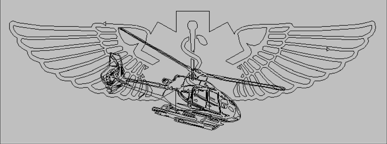 Tattered American Flag - Custom Medivac Edition