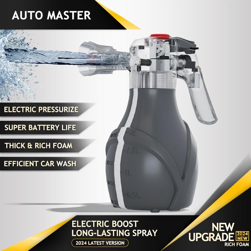 💥Electric Foam Sprayer Car Wash Water Gun With Cannon