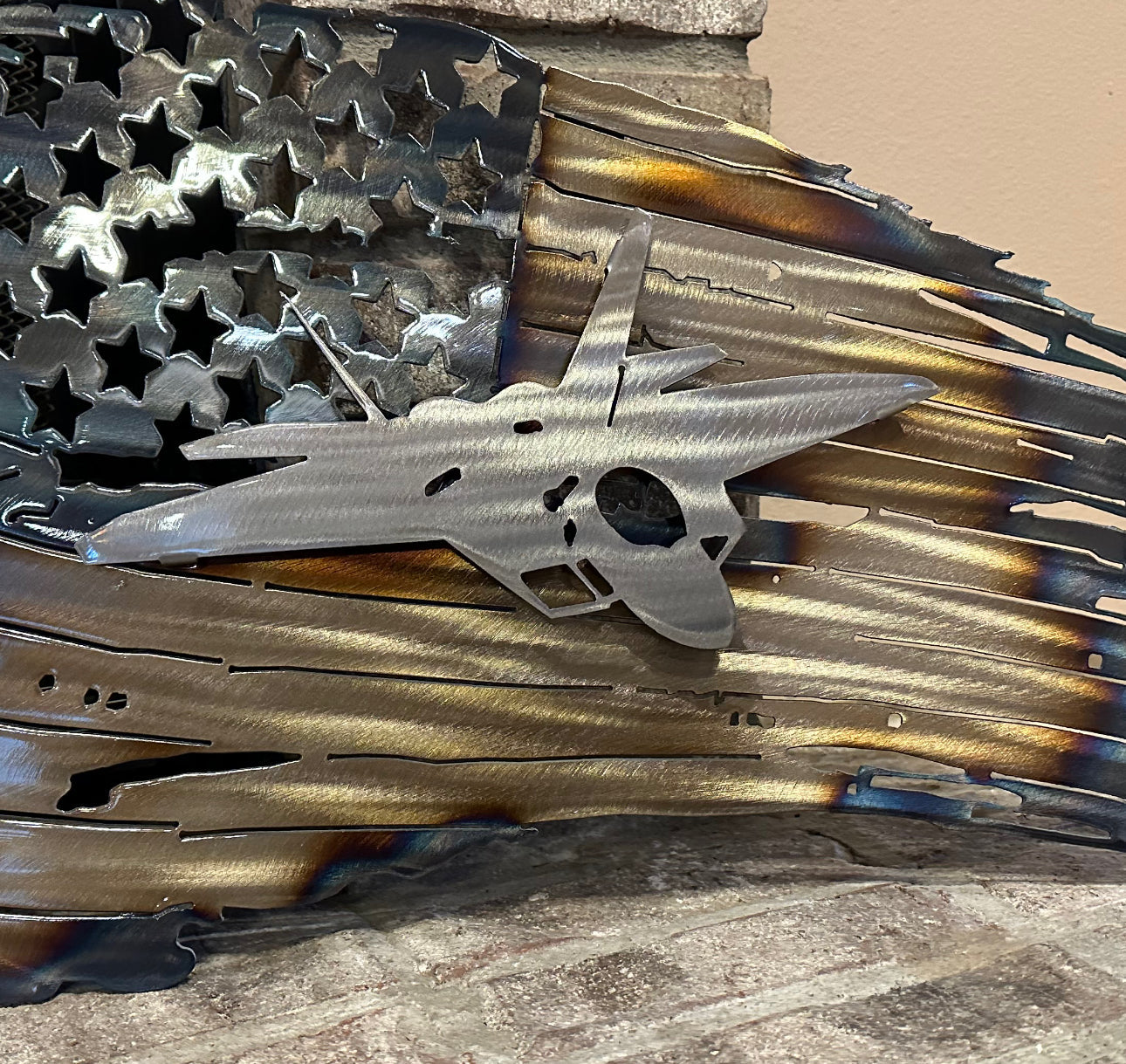 Tattered American Flag - F-22 Raptor Edition