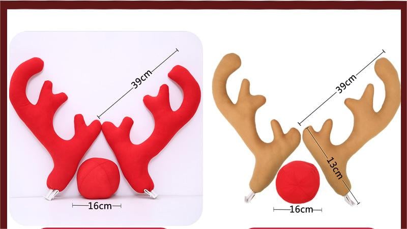 Funny Christmas  Car Antlers Decoration