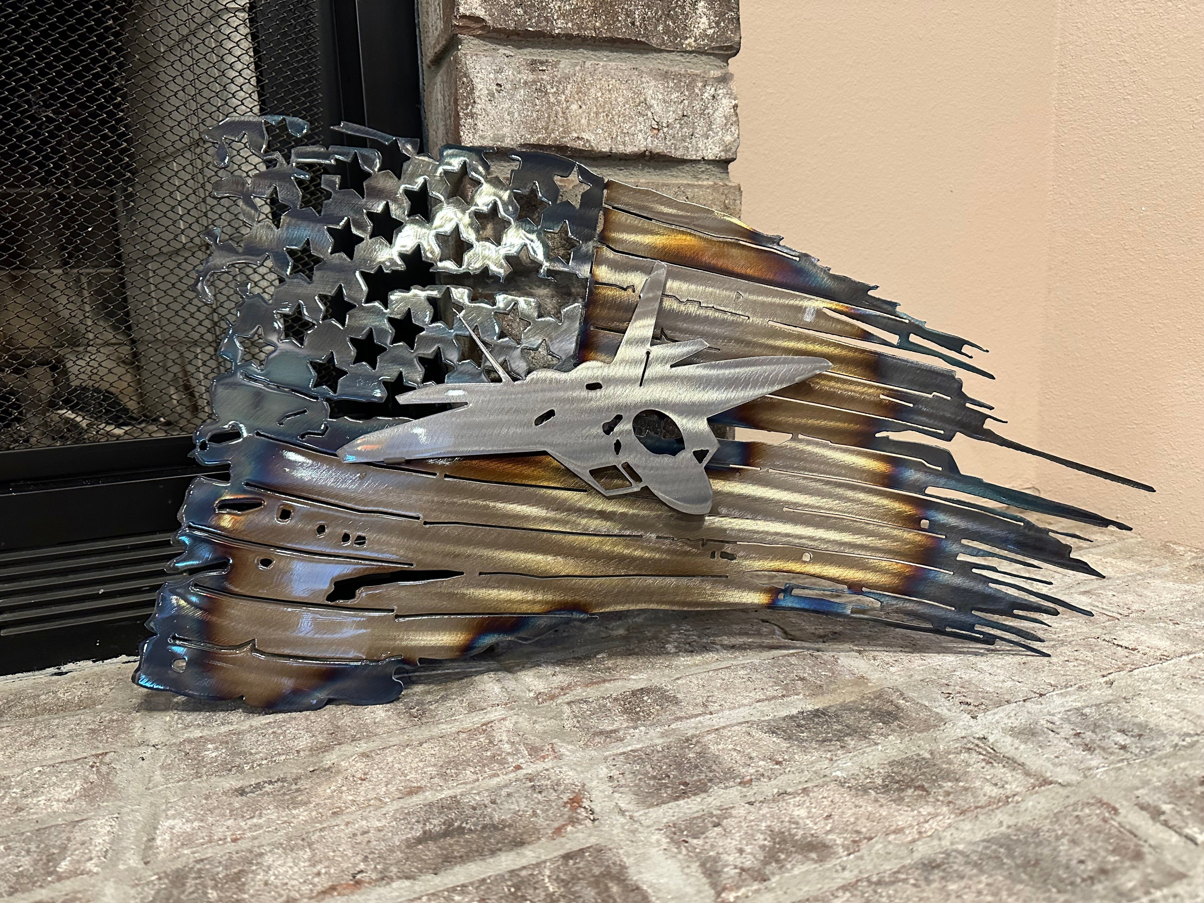 Tattered American Flag - F-22 Raptor Edition