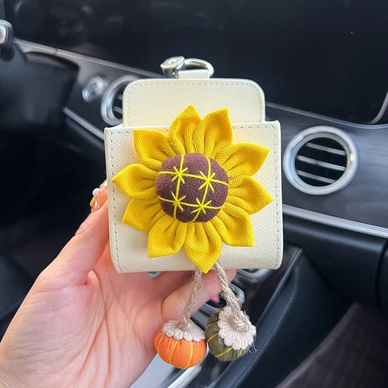 🔥MOTHER'S DAY SALE - Car Vent Organizer Flower Case