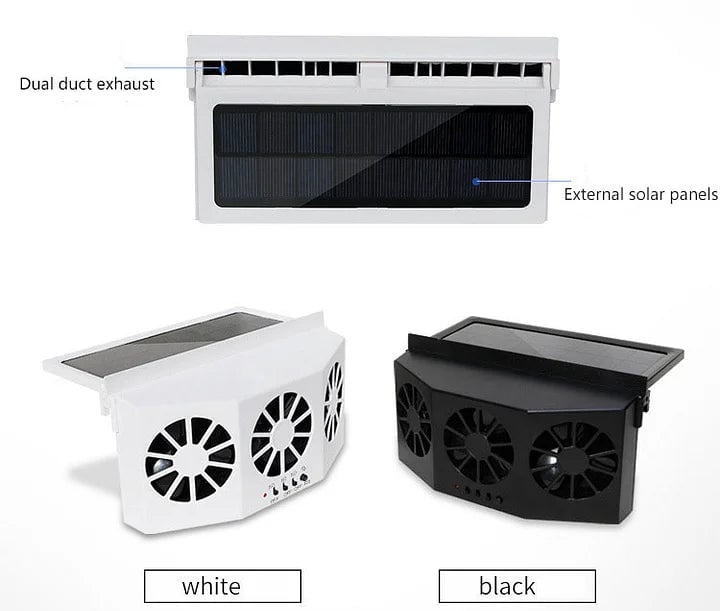 ✈️The New Solar Car Cooling Artifact [air circulation exhaust fan]