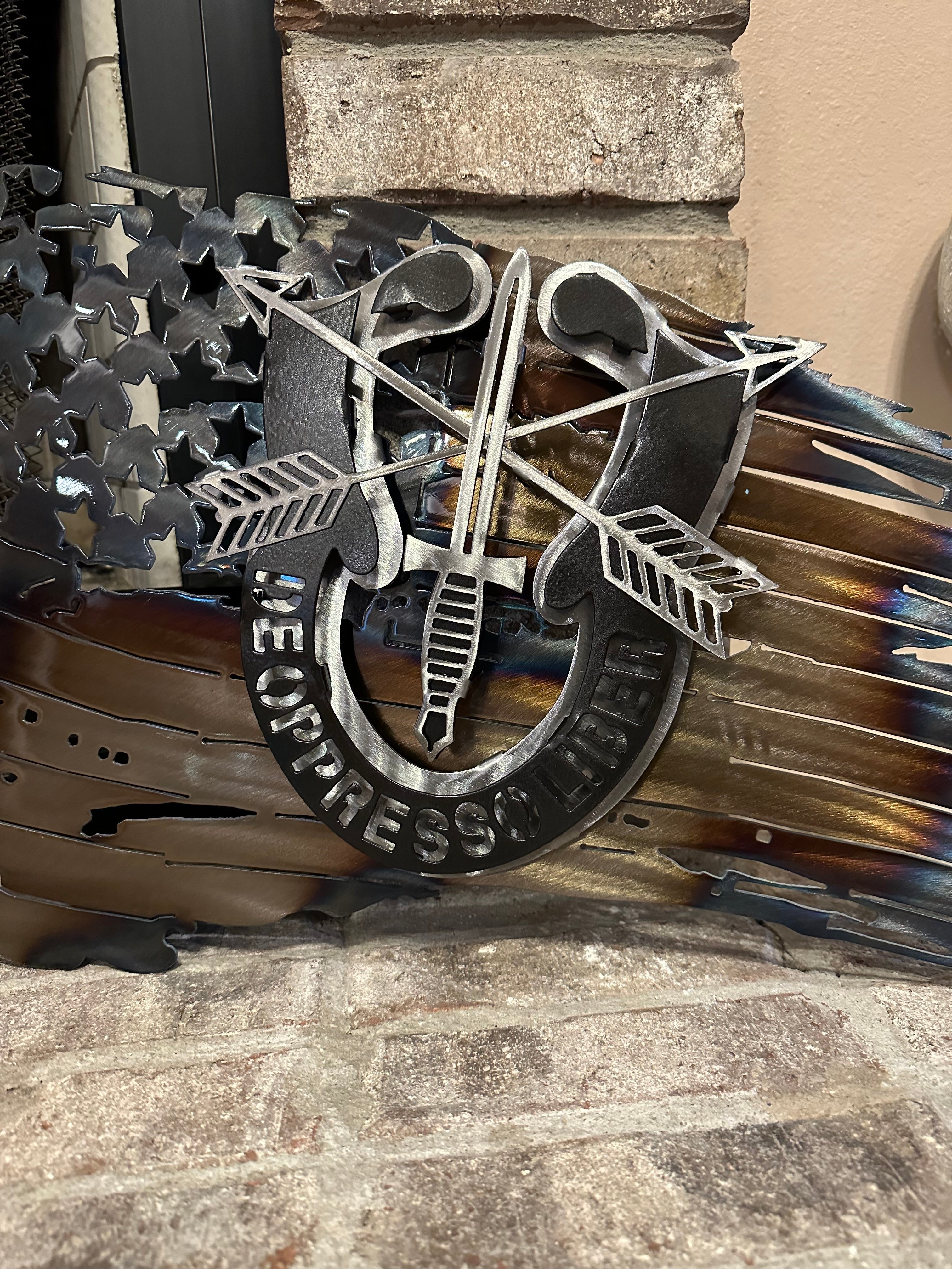 Tattered American Flag - Special Forces Edition