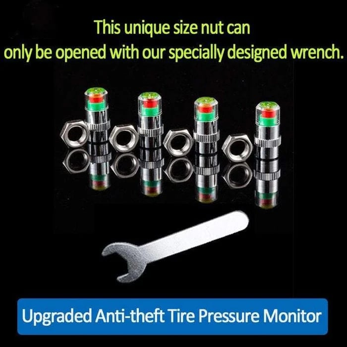 Tire Pressure Monitor 3 Color Eye Alert