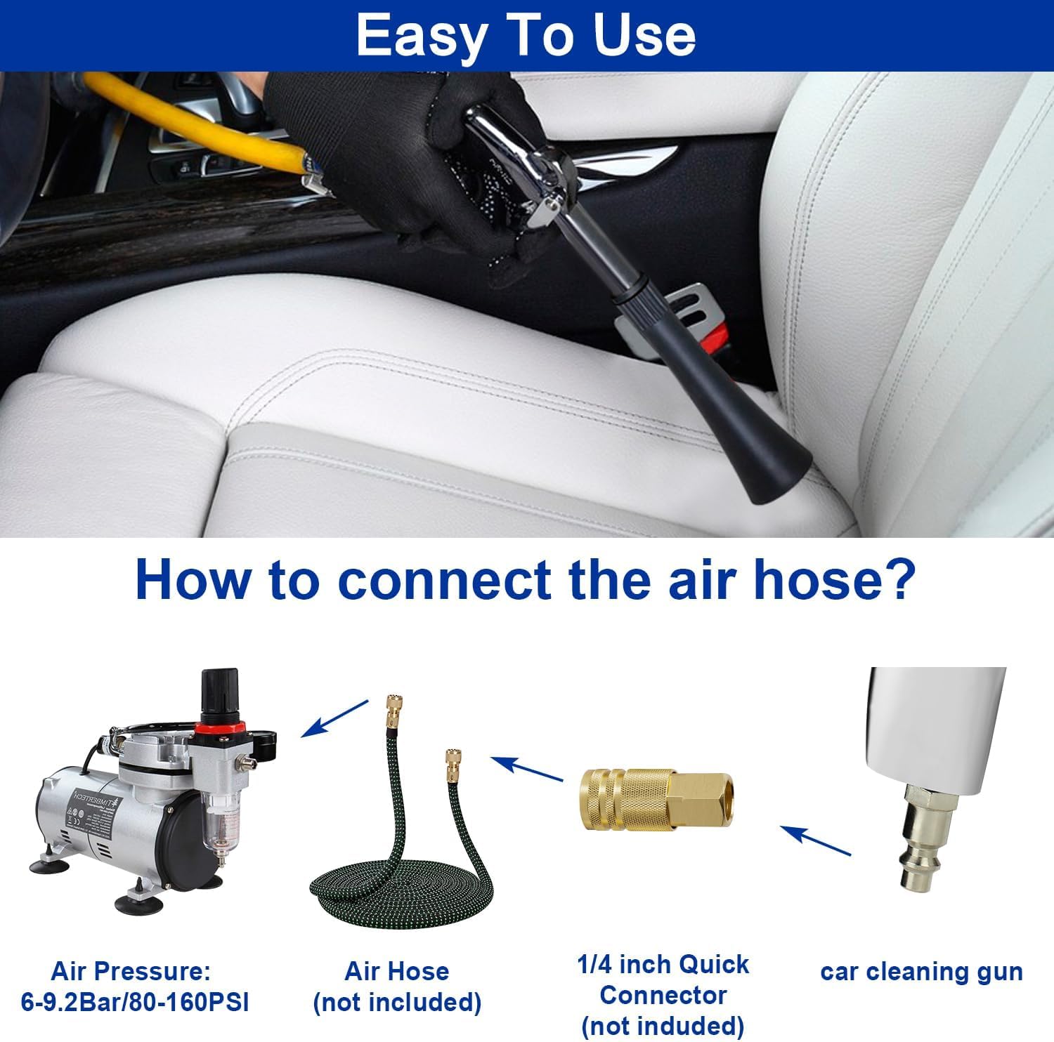 ✨High Pressure Air Blaster Cleaning Tool