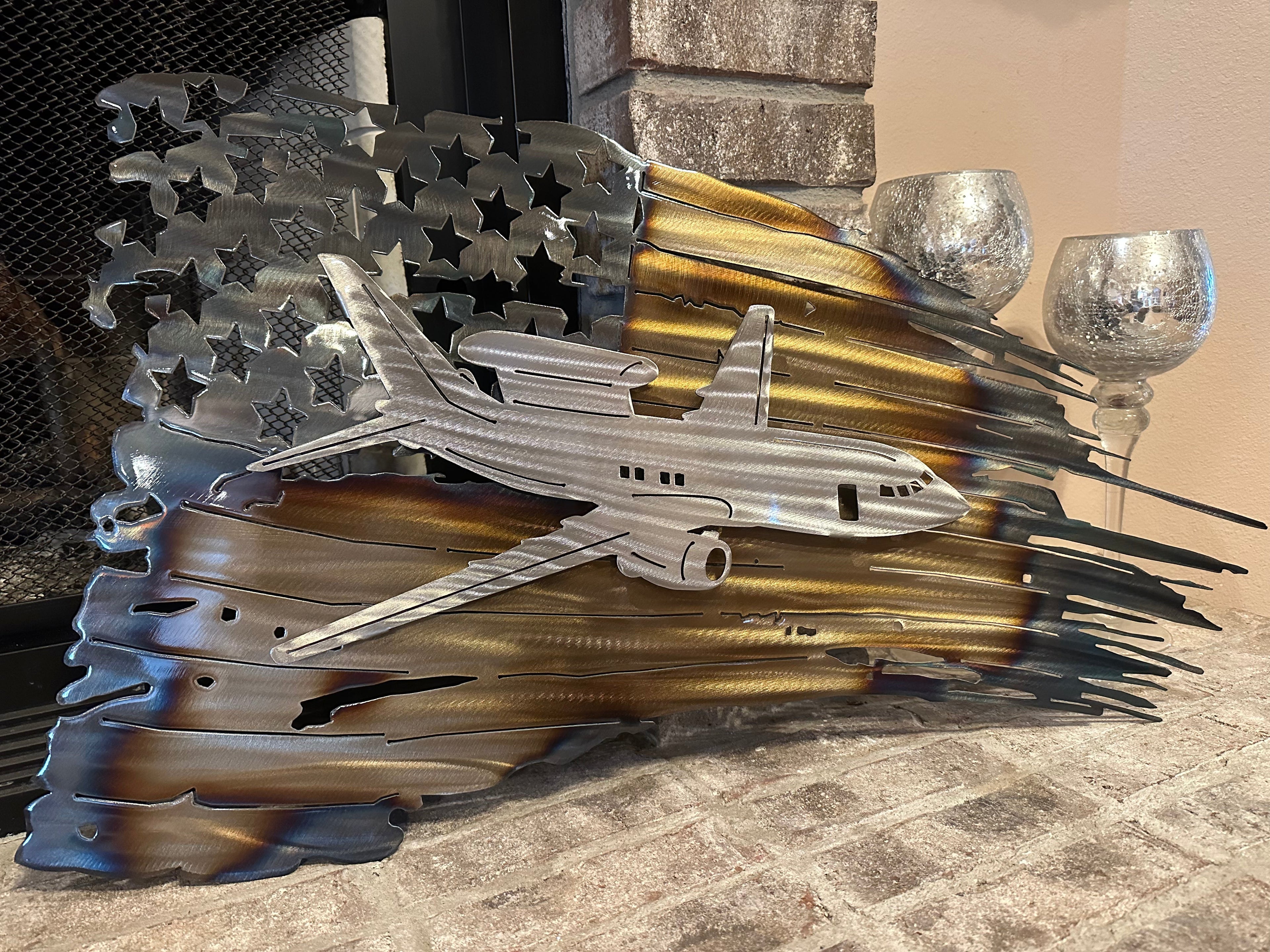 Tattered American Flag - E-7 Wedgetail Edition