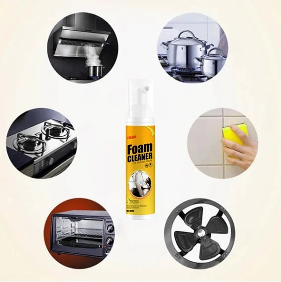 💥New Upgraded Home and Car Multifunctional Powerful Foam Cleaning Kit