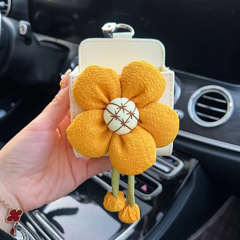 🔥MOTHER'S DAY SALE - Car Vent Organizer Flower Case