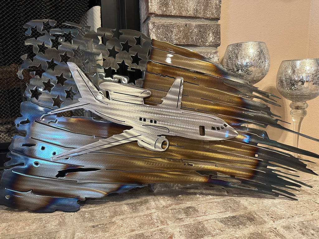 Tattered American Flag - E-7 Wedgetail Edition