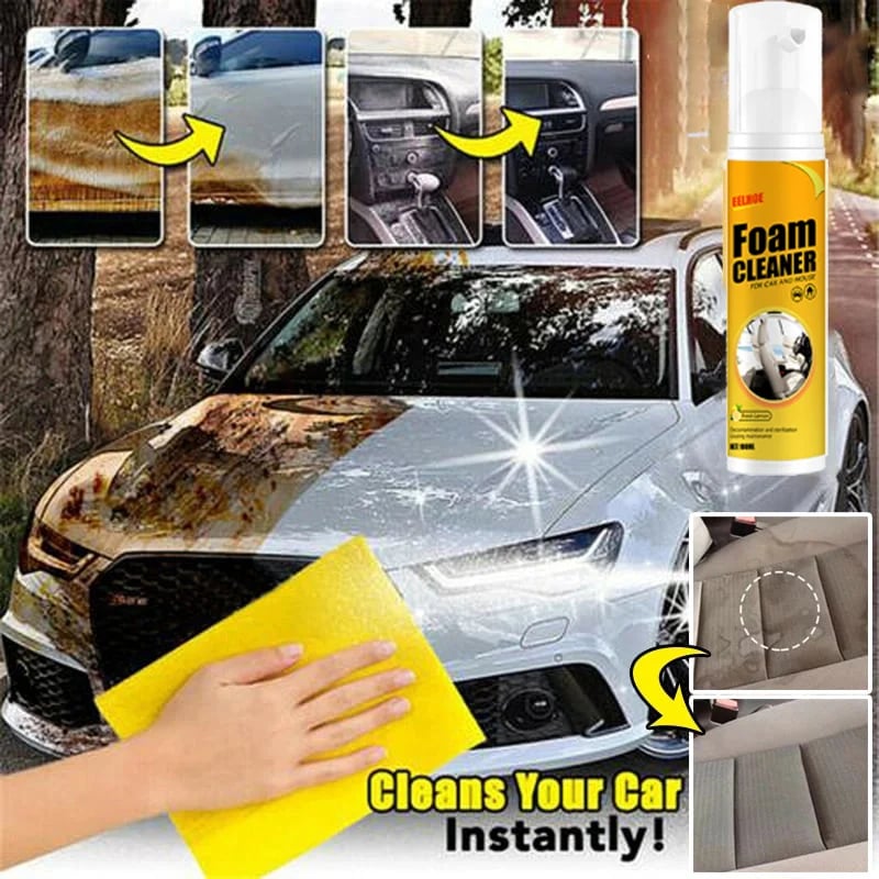 💥New Upgraded Home and Car Multifunctional Powerful Foam Cleaning Kit