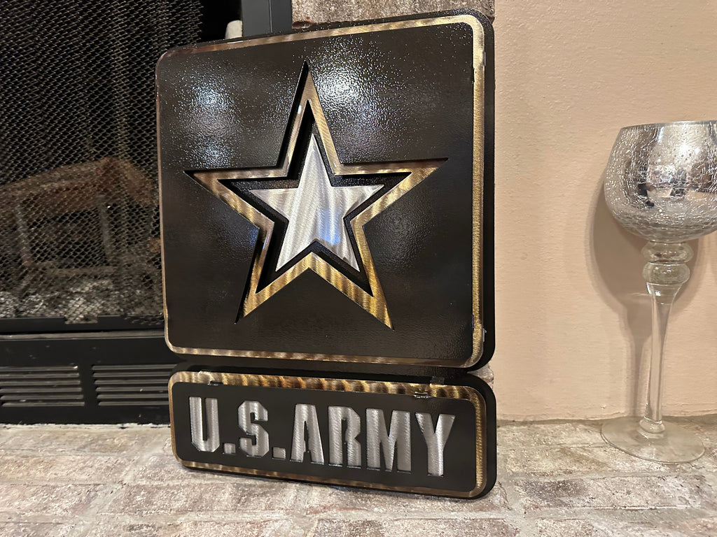 US Army Logo | Metal Art | Military
