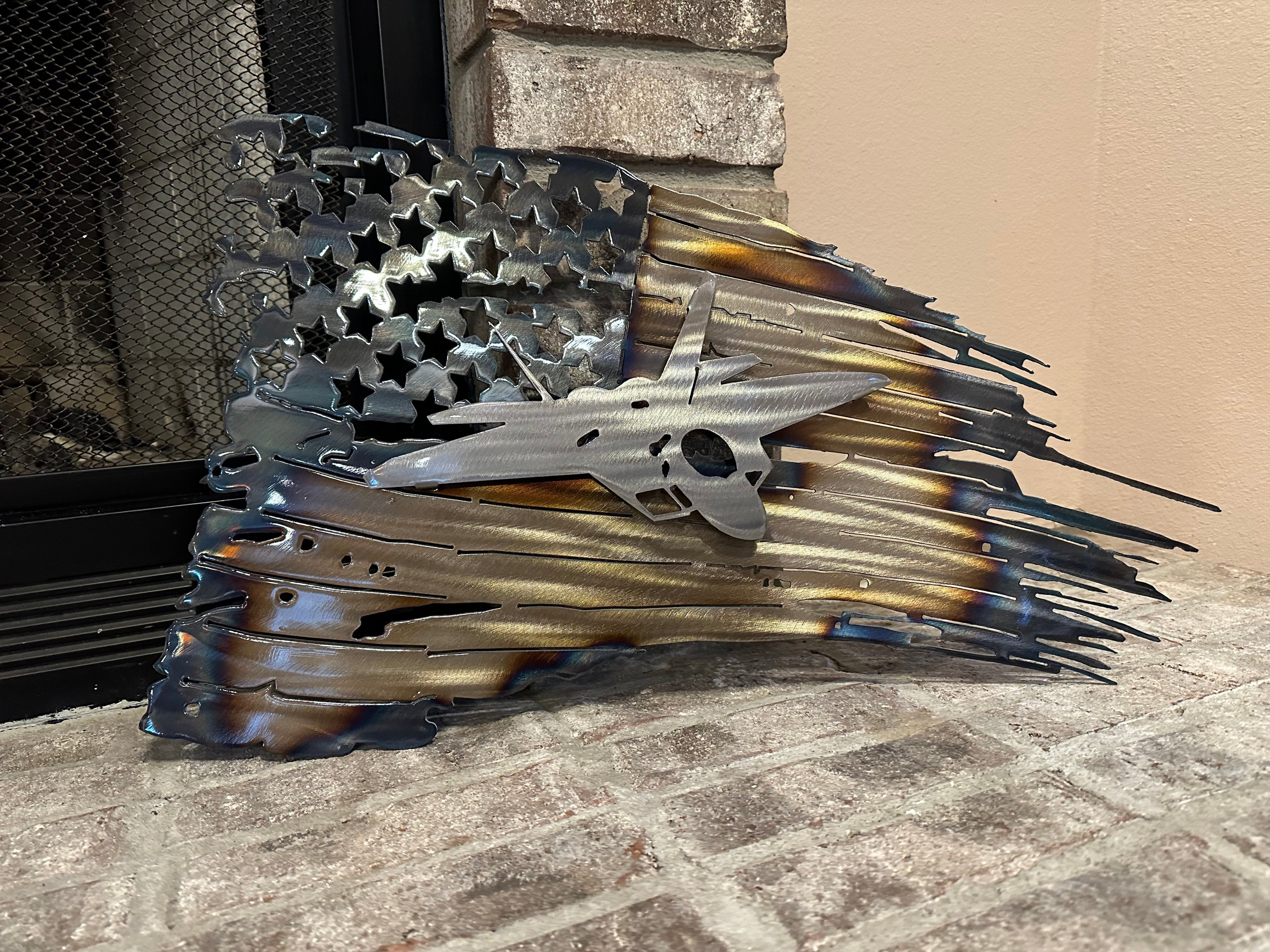 Tattered American Flag - F-22 Raptor Edition