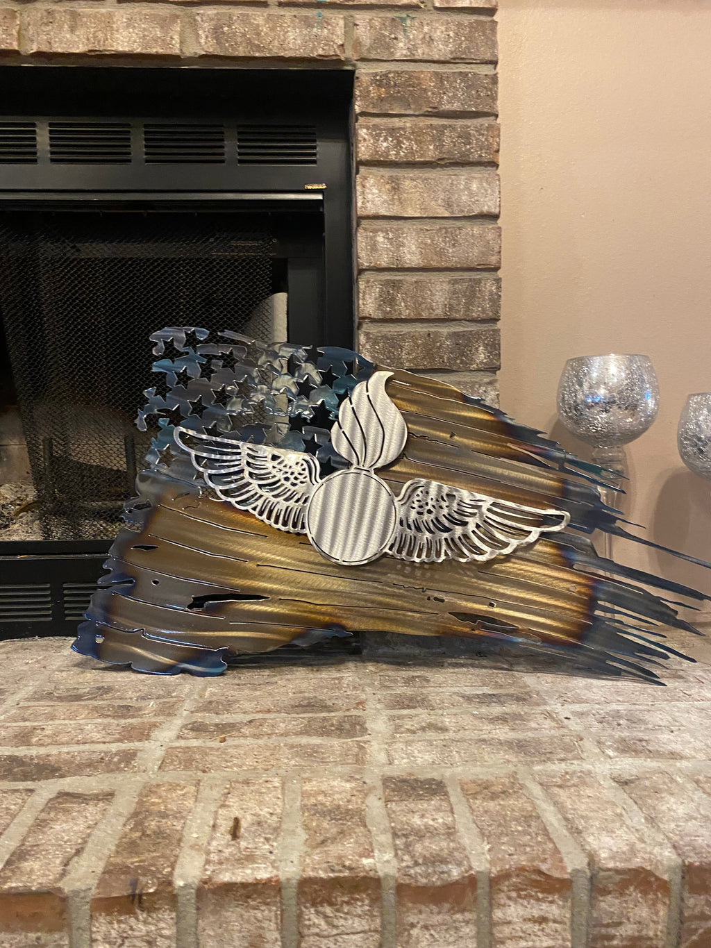 Tattered American Flag - Navy Ordinance Edition