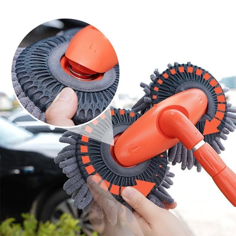 Retractable Double Layer Car Wash Brush🔥