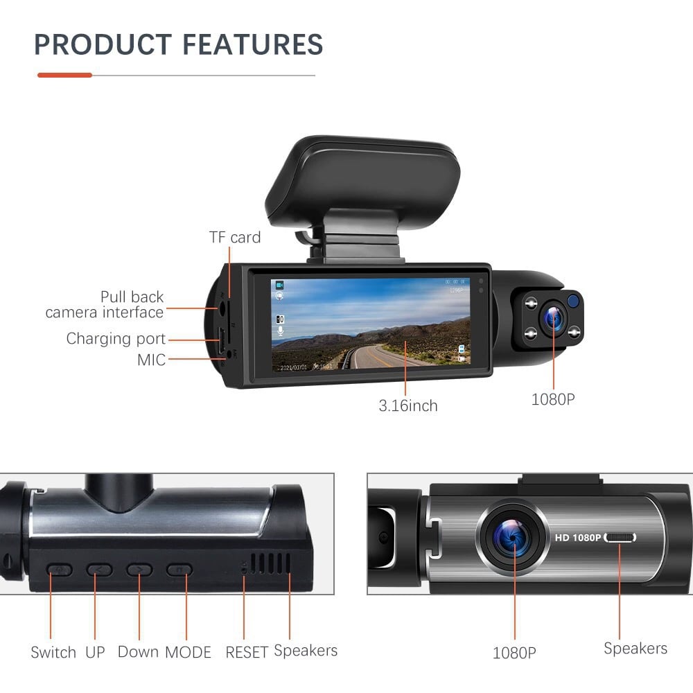 Front & Rear Dashcam