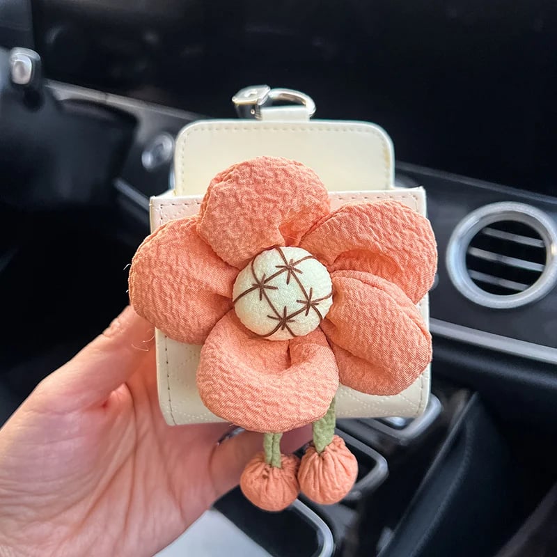 🔥MOTHER'S DAY SALE - Car Vent Organizer Flower Case