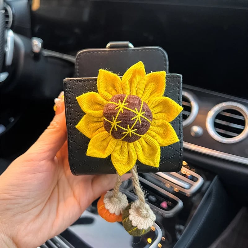 🔥MOTHER'S DAY SALE - Car Vent Organizer Flower Case