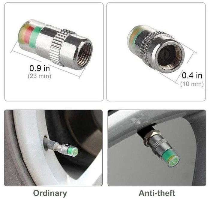 Tire Pressure Monitor 3 Color Eye Alert