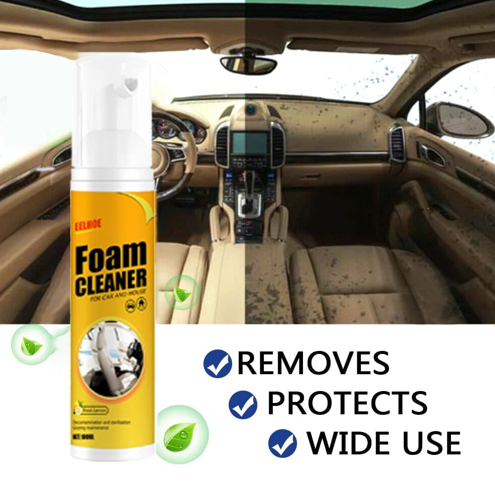 💥New Upgraded Home and Car Multifunctional Powerful Foam Cleaning Kit