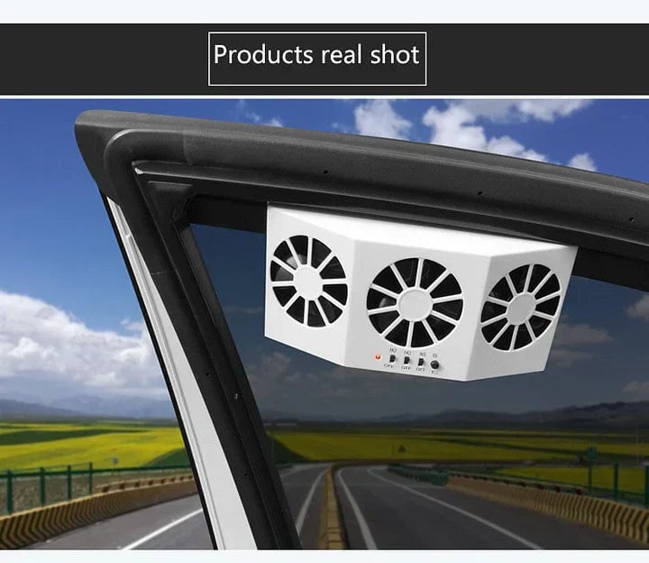 ✈️The New Solar Car Cooling Artifact [air circulation exhaust fan]