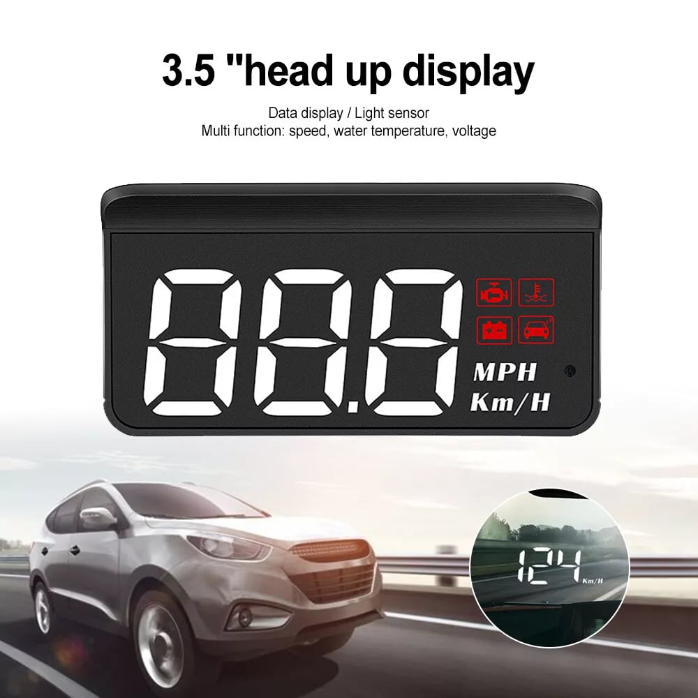 OBD2 HUD Car Head Up Display Projector Speedometer