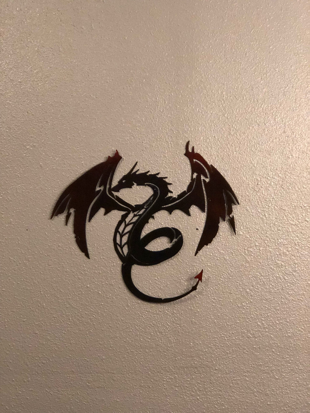 Metal Dragon Decor