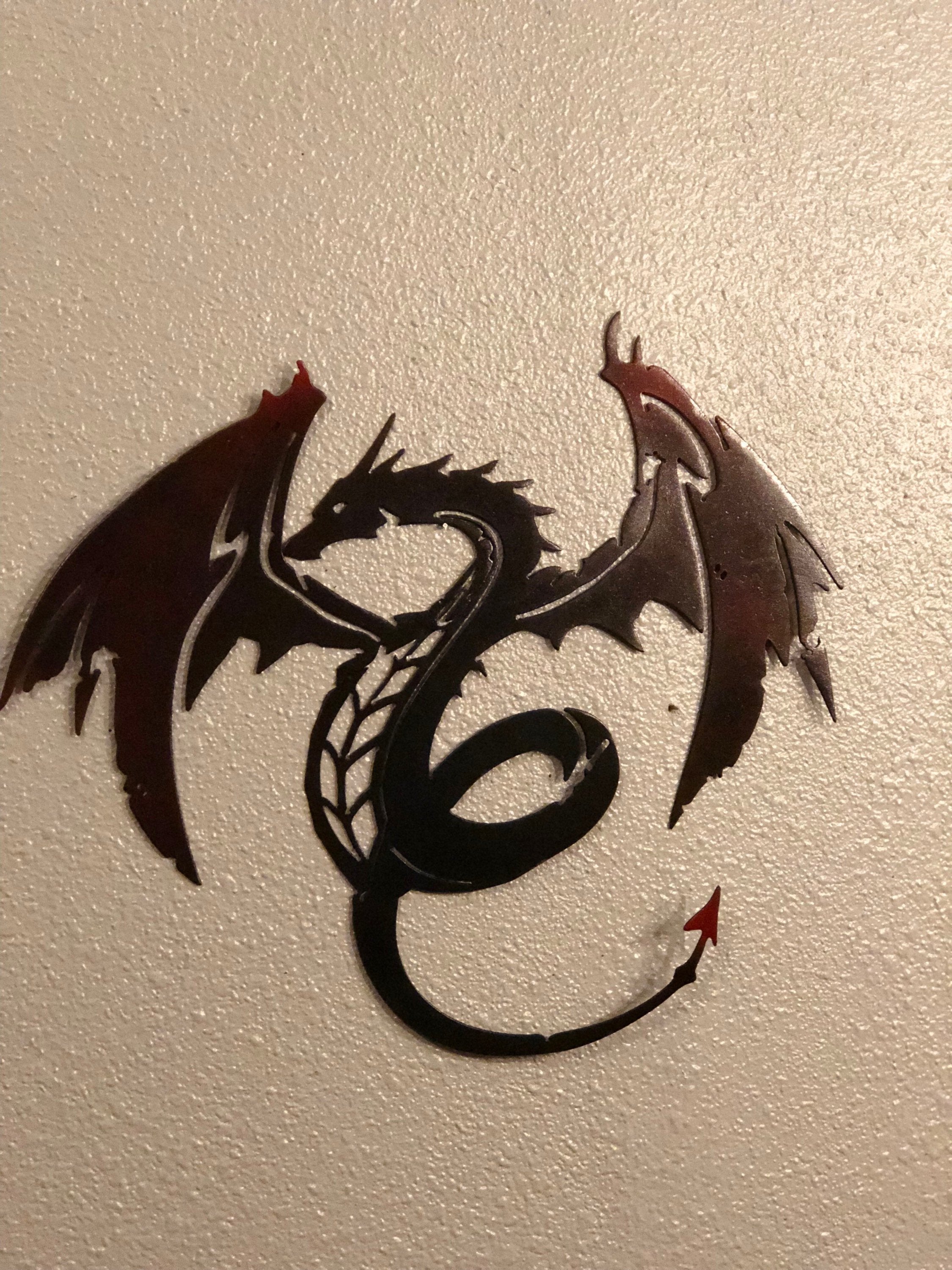 Metal Dragon Decor