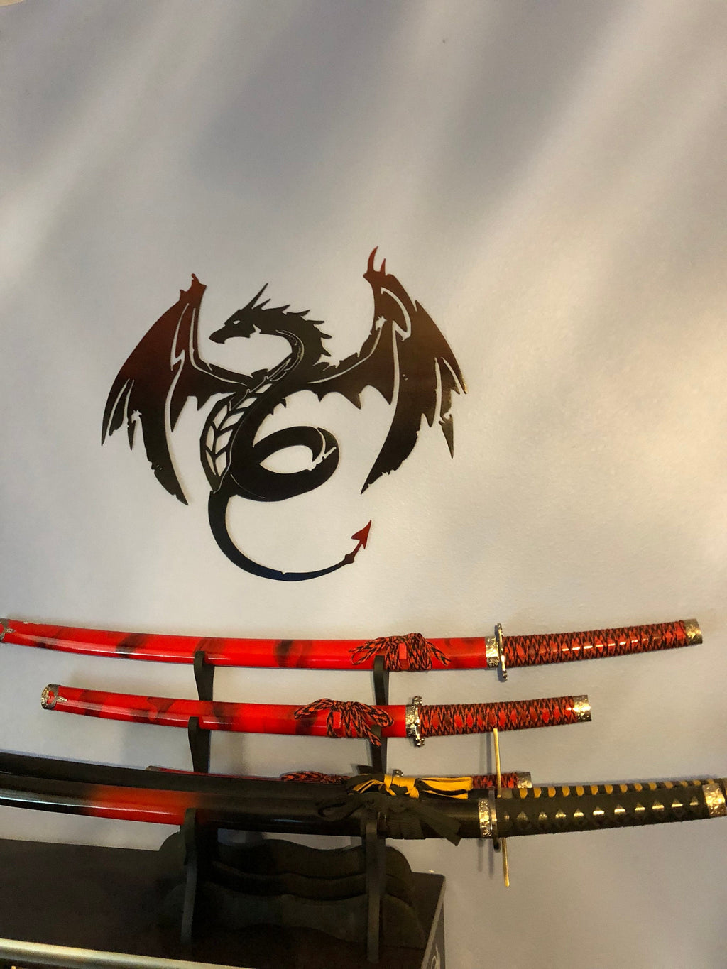 Metal Dragon Decor