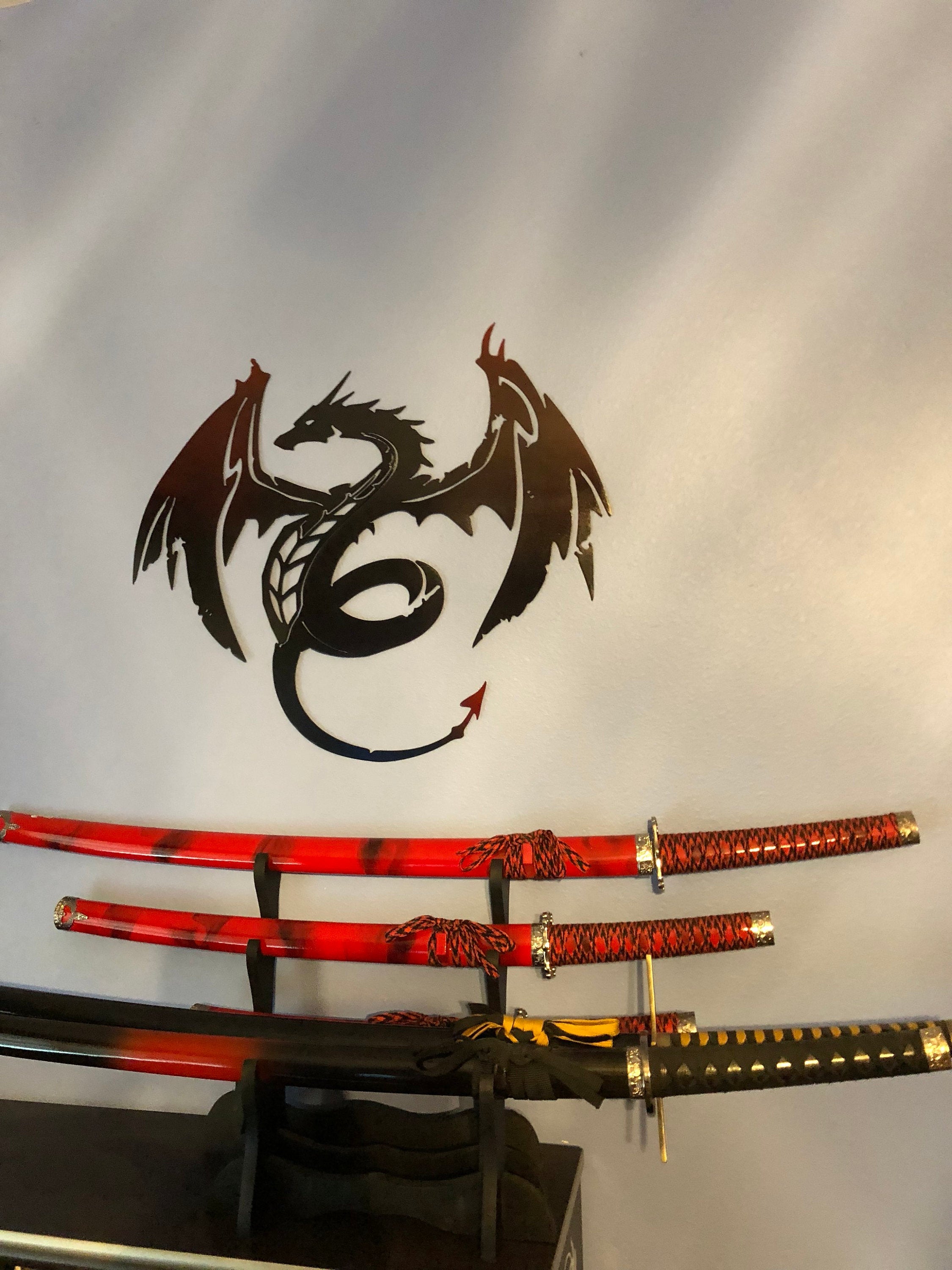 Metal Dragon Decor