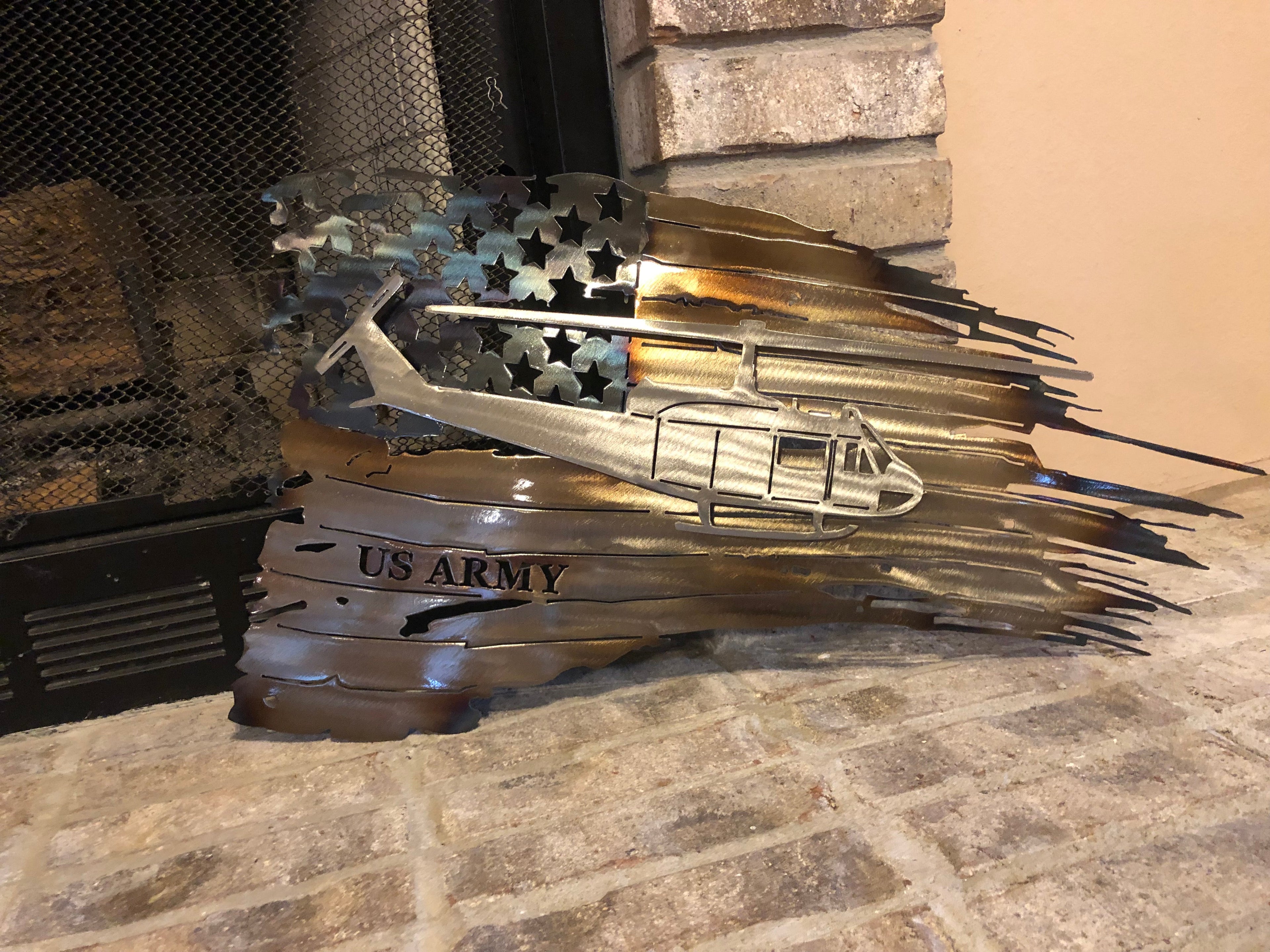Tattered American Flag - Huey Edition