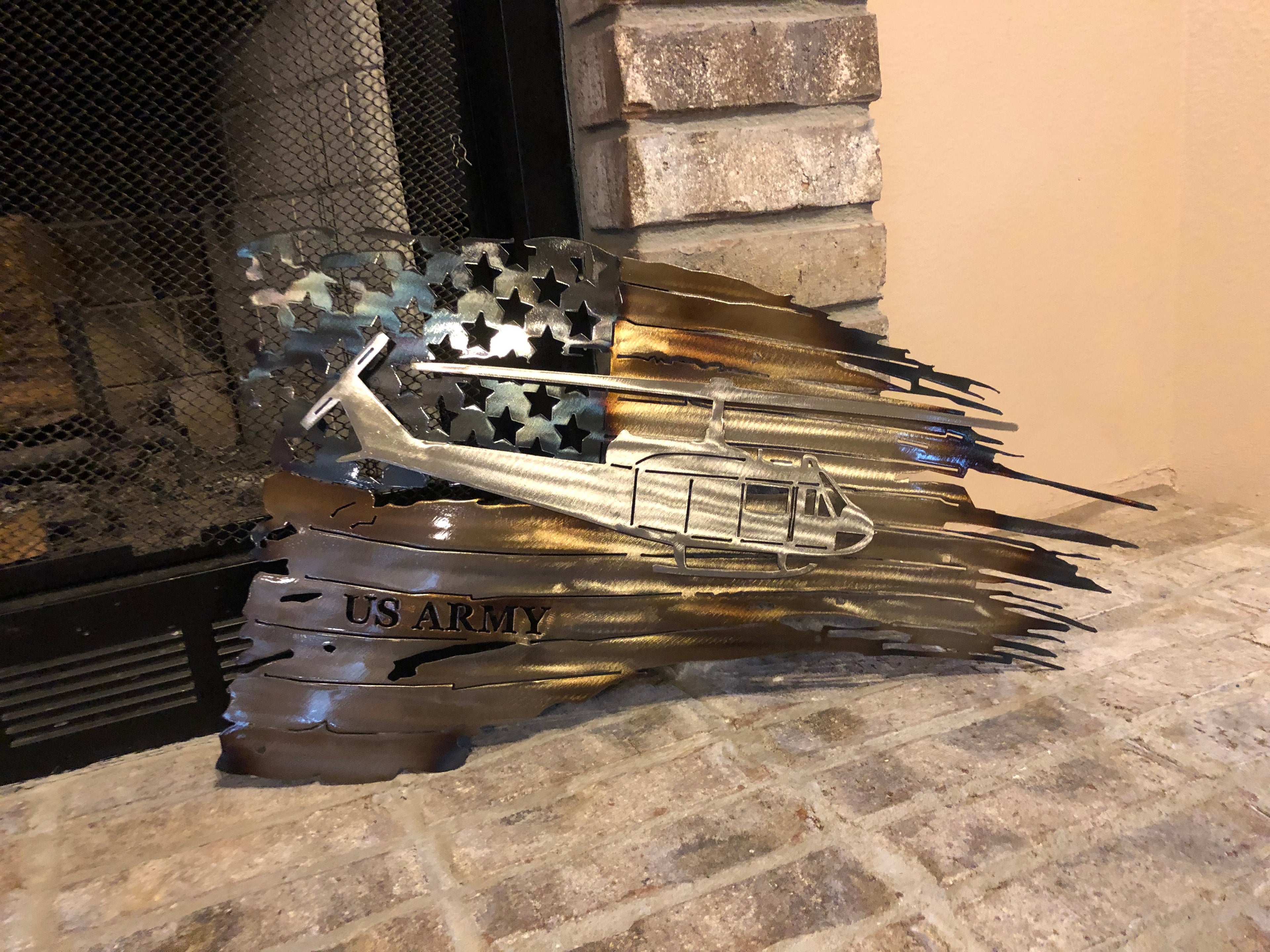 Tattered American Flag - Huey Edition