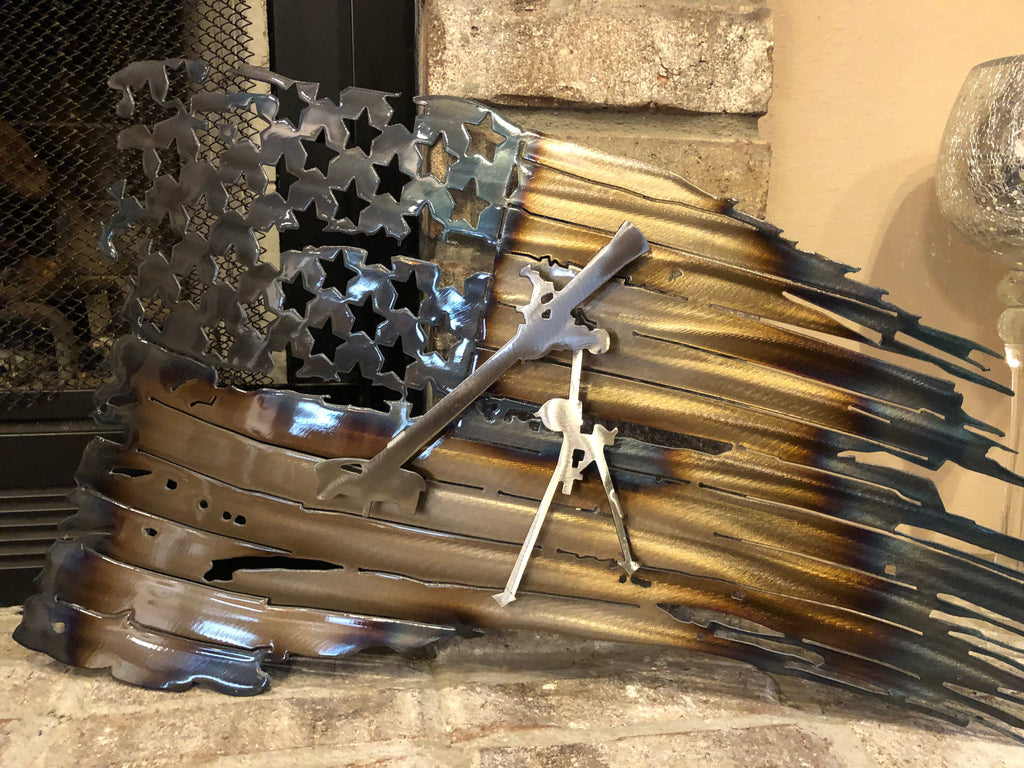 Tattered American Flag - 81MM Mortar Edition