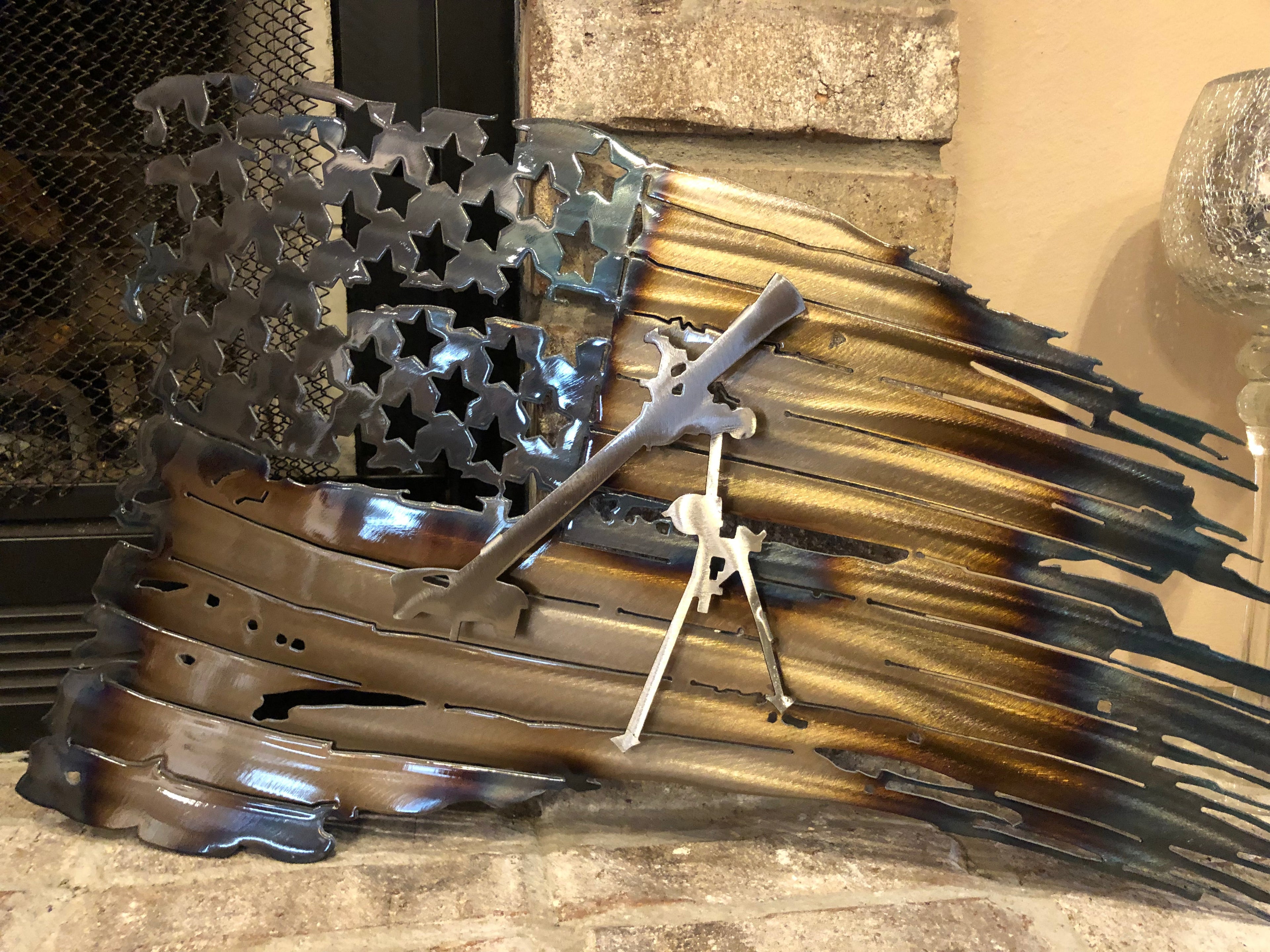 Tattered American Flag - 81MM Mortar Edition